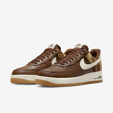 (Men's) Nike Air Force 1 Low '07 LX 'Cacao Plaid' (2023) DV0791-200 - SOLE SERIOUSS (3)