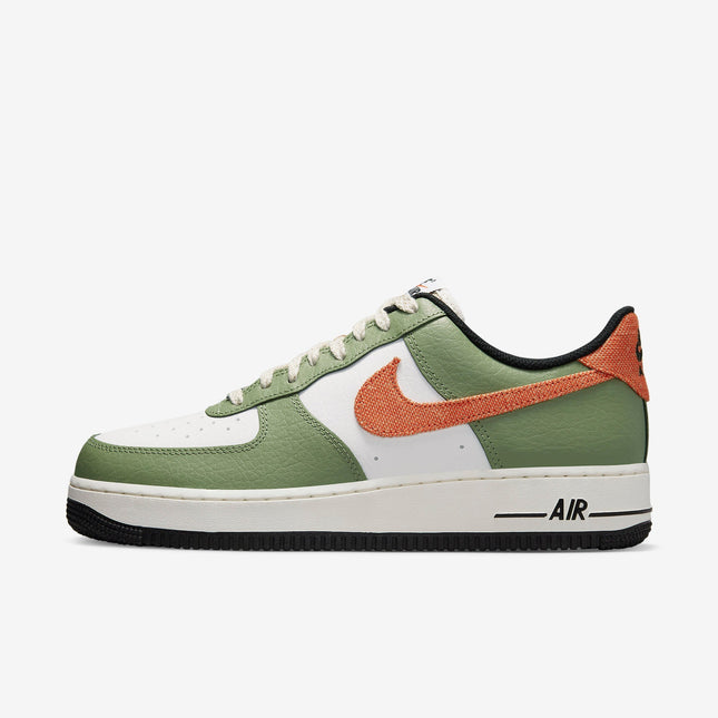 (Men's) Nike Air Force 1 Low '07 'Oil Green / Safety Orange' (2023) FD0758-386 - SOLE SERIOUSS (1)