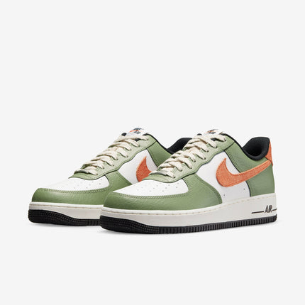 (Men's) Nike Air Force 1 Low '07 'Oil Green / Safety Orange' (2023) FD0758-386 - SOLE SERIOUSS (3)