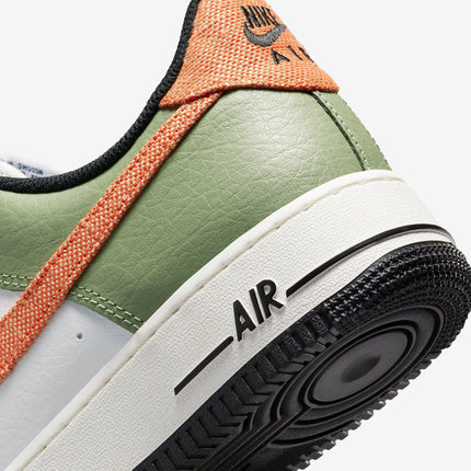 (Men's) Nike Air Force 1 Low '07 'Oil Green / Safety Orange' (2023) FD0758-386 - SOLE SERIOUSS (7)
