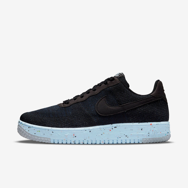 (Men's) Nike Air Force 1 Low Crater Flyknit 'Black / Chambray Blue' (2021) DC4831-001 - SOLE SERIOUSS (1)