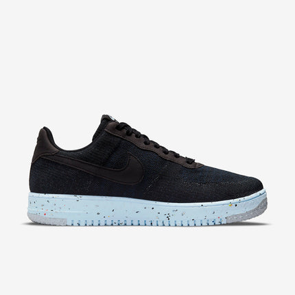 (Men's) Nike Air Force 1 Low Crater Flyknit 'Black / Chambray Blue' (2021) DC4831-001 - SOLE SERIOUSS (2)