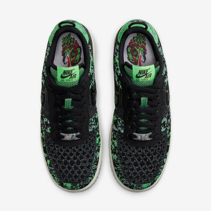(Men's) Nike Air Force 1 Low Crater Flyknit Next Nature 'Black / Scream Green' (2022) DM0590-002 - SOLE SERIOUSS (4)