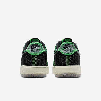 (Men's) Nike Air Force 1 Low Crater Flyknit Next Nature 'Black / Scream Green' (2022) DM0590-002 - SOLE SERIOUSS (5)