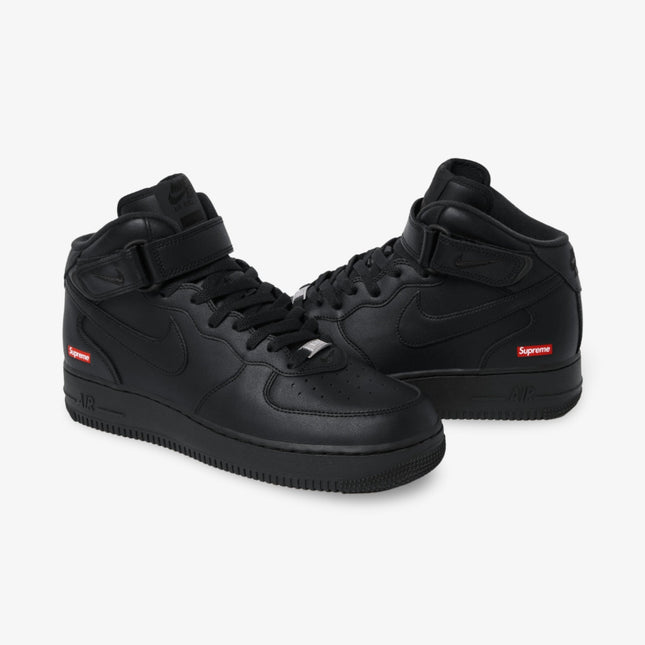 (Men's) Nike Air Force 1 Mid SP x Supreme 'Box Logo' Black (2024) FZ8784-001 - SOLE SERIOUSS (1)