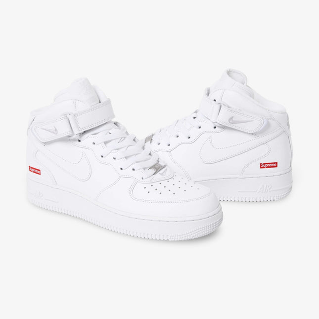 (Men's) Nike Air Force 1 Mid SP x Supreme 'Box Logo' White (2024) FZ8784-100 - SOLE SERIOUSS (1)