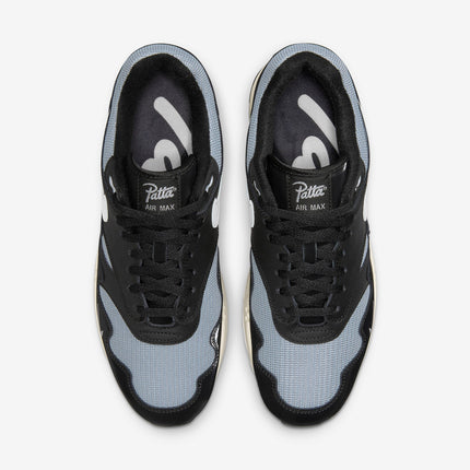 (Men's) Nike Air Max 1 x Patta 'Waves Black' (With Bracelet) (2021) DQ0299-001 - SOLE SERIOUSS (4)