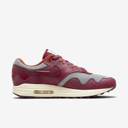 (Men's) Nike Air Max 1 x Patta 'Waves Rush Maroon' (With Bracelet) (2021) DO9549-001 - SOLE SERIOUSS (2)
