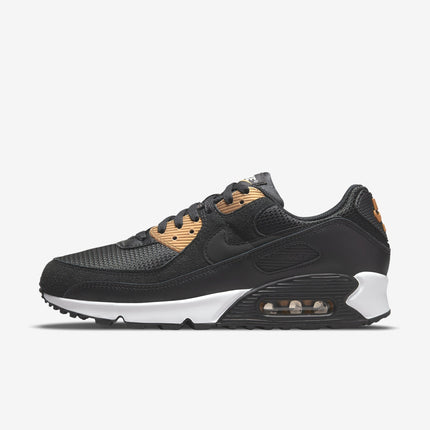 (Men's) Nike Air Max 90 'Black / Gold' (2021) DM7557-001 - SOLE SERIOUSS (1)