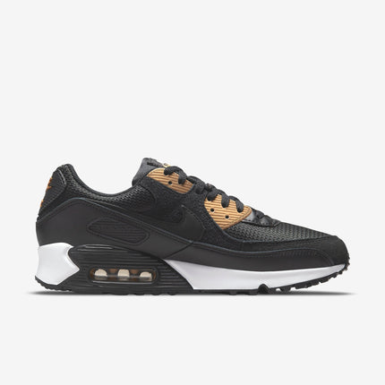 (Men's) Nike Air Max 90 'Black / Gold' (2021) DM7557-001 - SOLE SERIOUSS (2)