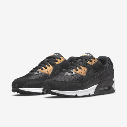 (Men's) Nike Air Max 90 'Black / Gold' (2021) DM7557-001 - SOLE SERIOUSS (3)