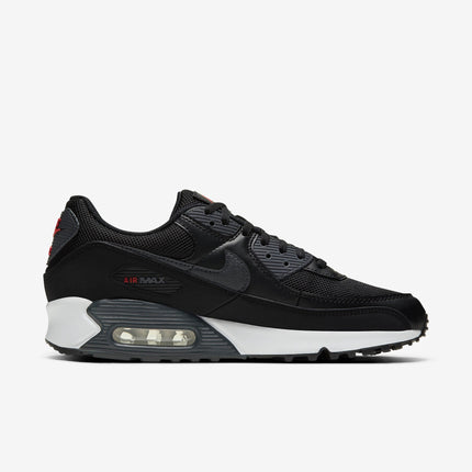 (Men's) Nike Air Max 90 'Bred / Dark Smoke Grey' (2021) DH4095-001 - SOLE SERIOUSS (2)