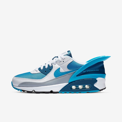 (Men's) Nike Air Max 90 FLYEASE 'Laser Blue' (2020) CZ4270-100 - SOLE SERIOUSS (1)