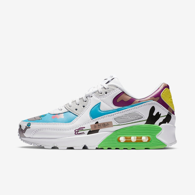(Men's) Nike Air Max 90 Flyleather QS x Ruohan Wang 'Earth Day' (2020) CZ3992-900 - SOLE SERIOUSS (1)