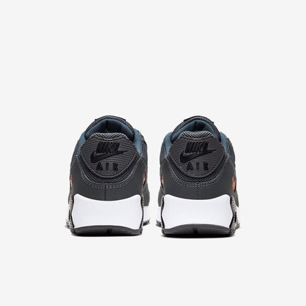 (Men's) Nike Air Max 90 'Iron Grey / Total Orange' (2020) CW7481-001 - SOLE SERIOUSS (5)
