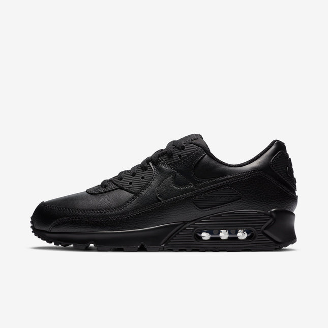 (Men's) Nike Air Max 90 LTR 'Leather Triple Black' (2020) CZ5594-001 - SOLE SERIOUSS (1)