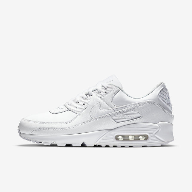 (Men's) Nike Air Max 90 LTR 'Leather Triple White' (2020) CZ5594-100 - SOLE SERIOUSS (1)