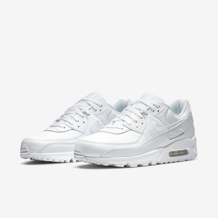 (Men's) Nike Air Max 90 LTR 'Leather Triple White' (2020) CZ5594-100 - SOLE SERIOUSS (3)