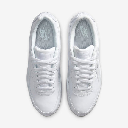 (Men's) Nike Air Max 90 LTR 'Leather Triple White' (2020) CZ5594-100 - SOLE SERIOUSS (4)