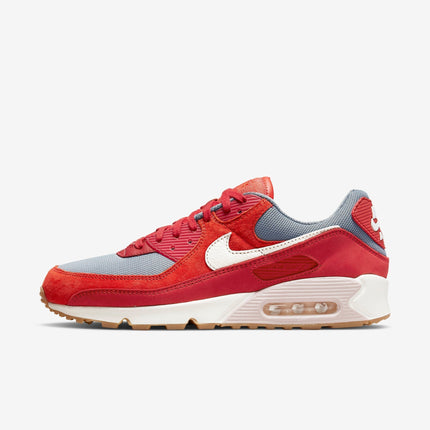 (Men's) Nike Air Max 90 Premium 'Gym Red' (2022) DH4621-600 - SOLE SERIOUSS (1)