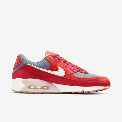 (Men's) Nike Air Max 90 Premium 'Gym Red' (2022) DH4621-600 - SOLE SERIOUSS (2)