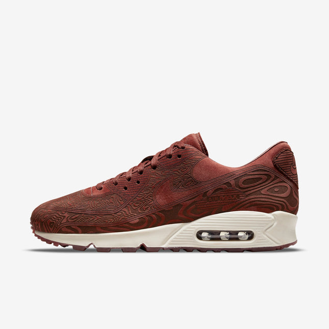 (Men's) Nike Air Max 90 QS Laser 'Mahogany' (2021) DH4689-200 - SOLE SERIOUSS (1)