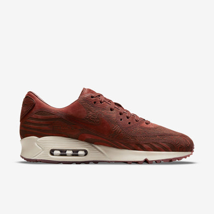 (Men's) Nike Air Max 90 QS Laser 'Mahogany' (2021) DH4689-200 - SOLE SERIOUSS (2)