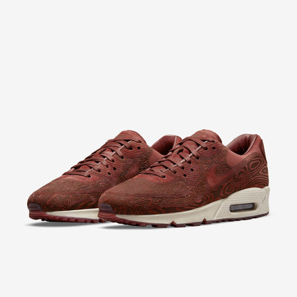 (Men's) Nike Air Max 90 QS Laser 'Mahogany' (2021) DH4689-200 - SOLE SERIOUSS (3)