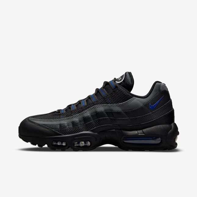 (Men's) Nike Air Max 95 ESS 'Black / Royal' (2021) DM9104-001 - SOLE SERIOUSS (1)