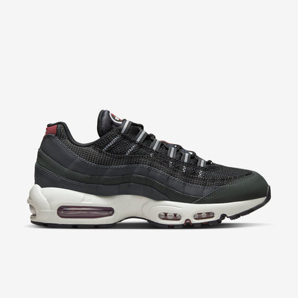 (Men's) Nike Air Max 95 Essential 'Anthracite / Team Red' (2022) DQ3982-001 - SOLE SERIOUSS (2)