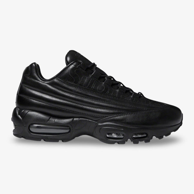 (Men's) Nike Air Max 95 LUX x Supreme 'Triple Black' (2019) CI0999-001 - SOLE SERIOUSS (1)