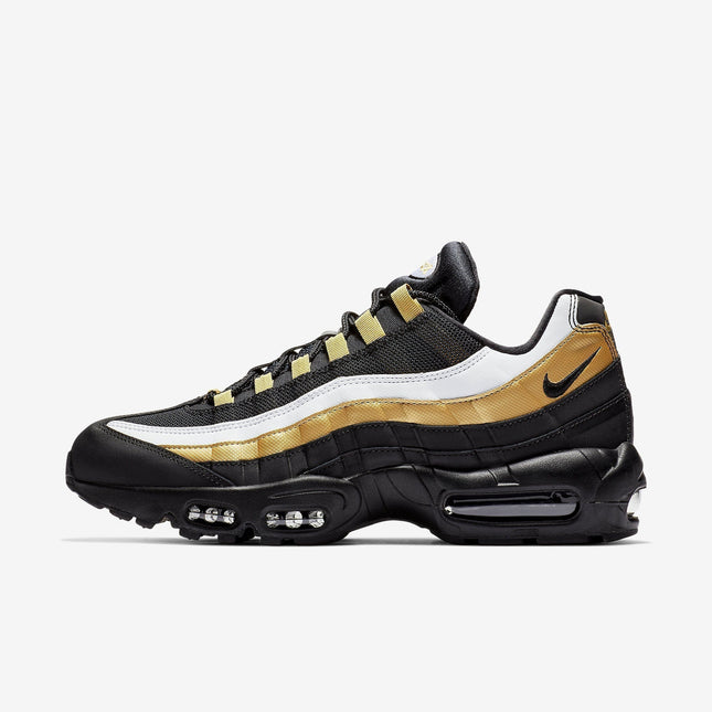 (Men's) Nike Air Max 95 OG 'Black / Metallic Gold' (2018) AT2865-002 - SOLE SERIOUSS (1)