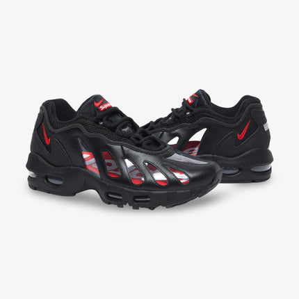 (Men's) Nike Air Max 96 x Supreme 'Black' (2021) CV7652-002 - SOLE SERIOUSS (2)