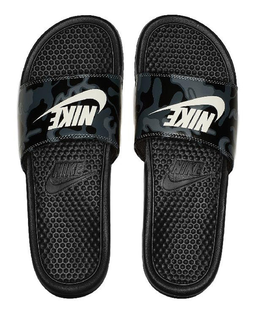 (Men's) Nike Benassi JDI Print Slide 'Camo Black' () 631261-013 - SOLE SERIOUSS (1)