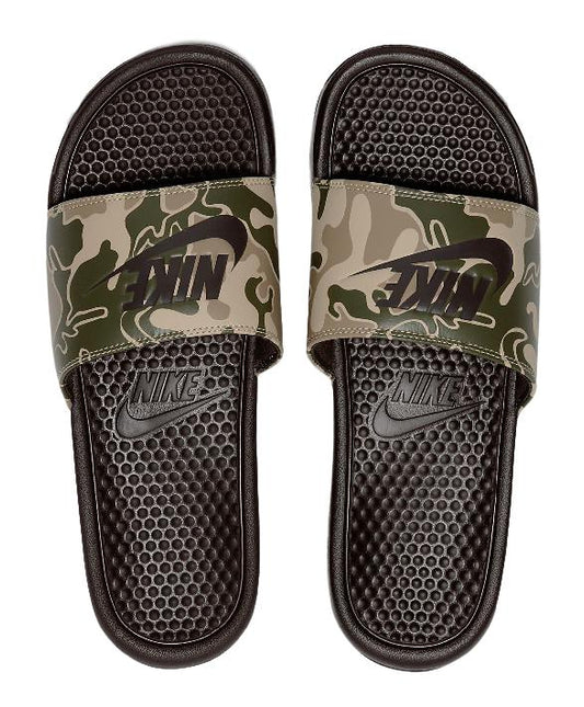 (Men's) Nike Benassi JDI Print Slide 'Camo Velvet Brown' () 631261-202 - SOLE SERIOUSS (1)
