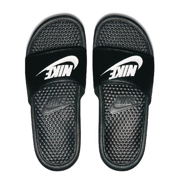 (Men's) Nike Benassi JDI Slide Black / White (2017) 343880-090 - SOLE SERIOUSS (1)
