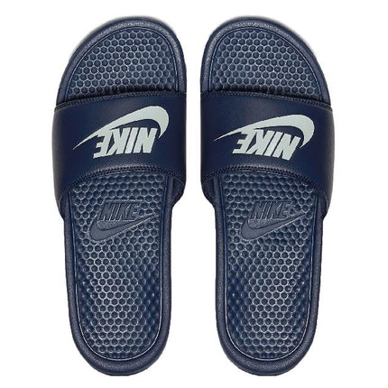 (Men's) Nike Benassi JDI Slide 'Midnight Navy / Windchill' (2018) 343880-403 - SOLE SERIOUSS (1)
