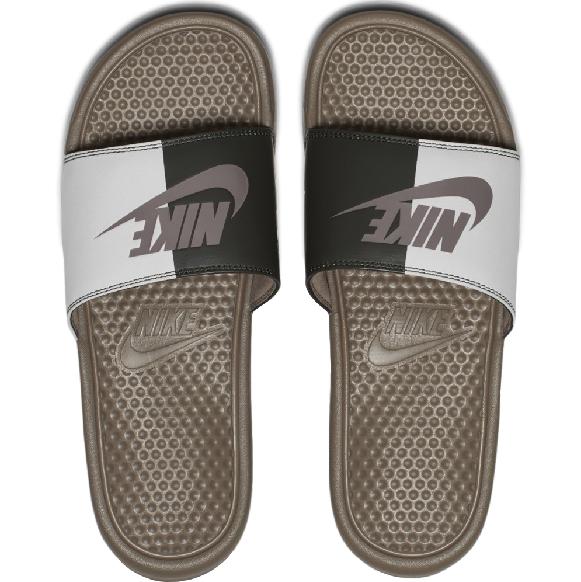 (Men's) Nike Benassi JDI Slide 'Split Stone' () 343880-201 - SOLE SERIOUSS (1)