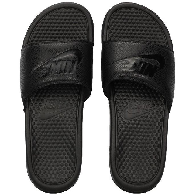 (Men's) Nike Benassi JDI Slide 'Triple Black' (2018) 343880-001 - SOLE SERIOUSS (1)
