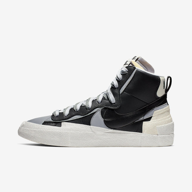 (Men's) Nike Blazer Mid x Sacai 'Black' (2019) BV0072-002 - SOLE SERIOUSS (1)