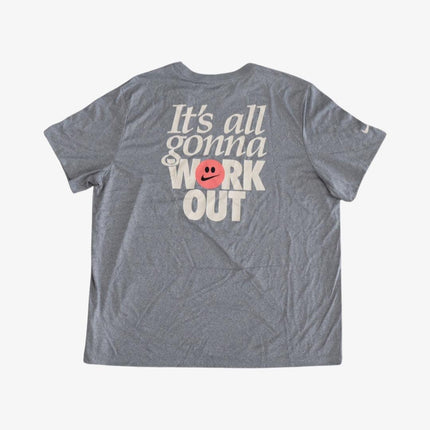 (Men's) Nike Dri-FIT T-shirt 'It's all gonna Work Out / Humor' Grey - SOLE SERIOUSS (2)