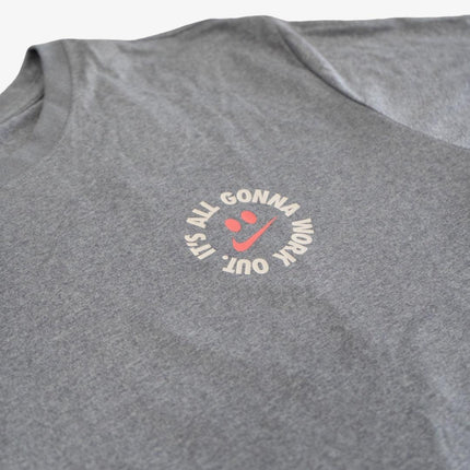 (Men's) Nike Dri-FIT T-shirt 'It's all gonna Work Out / Humor' Grey - SOLE SERIOUSS (3)