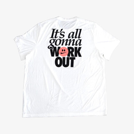 (Men's) Nike Dri-FIT T-shirt 'It's all gonna Work Out / Humor' White - SOLE SERIOUSS (2)
