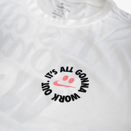 (Men's) Nike Dri-FIT T-shirt 'It's all gonna Work Out / Humor' White - SOLE SERIOUSS (3)