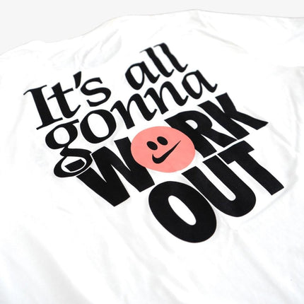 (Men's) Nike Dri-FIT T-shirt 'It's all gonna Work Out / Humor' White - SOLE SERIOUSS (4)