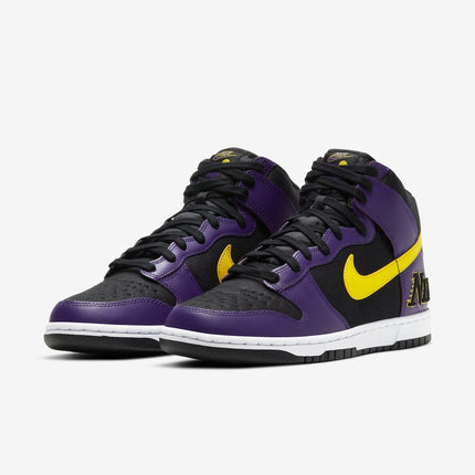 (Men's) Nike Dunk High Premium EMB 'Lakers' (2021) DH0642-001 - SOLE SERIOUSS (3)