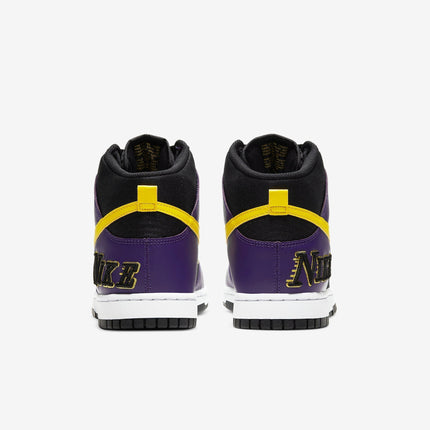 (Men's) Nike Dunk High Premium EMB 'Lakers' (2021) DH0642-001 - SOLE SERIOUSS (6)