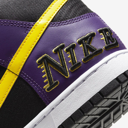 (Men's) Nike Dunk High Premium EMB 'Lakers' (2021) DH0642-001 - SOLE SERIOUSS (8)