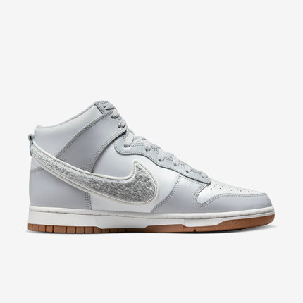 (Men's) Nike Dunk High Retro 'Chenille Swoosh University Smoke Grey' (2022) DR8805-003 - SOLE SERIOUSS (2)