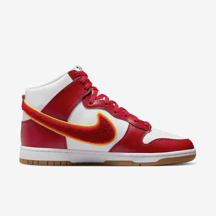 (Men's) Nike Dunk High Retro 'Chenille Swoosh White / Gym Red' (2022) DR8805-101 - SOLE SERIOUSS (2)